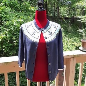 L.L. Bean cotton cardigan